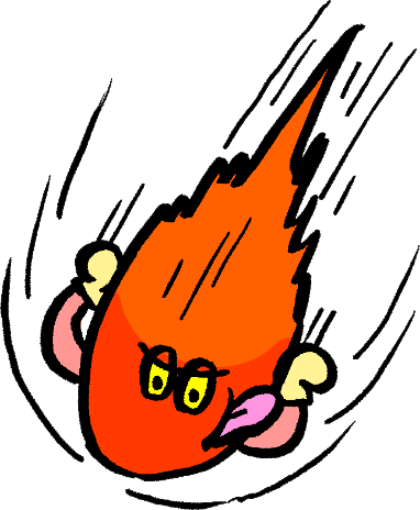 隕石のイラスト